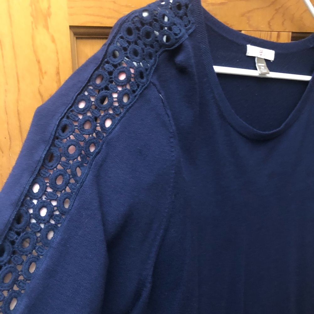 Navy Blue Roz & Ali Sweater